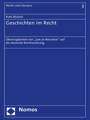 cover image of Geschichten im Recht